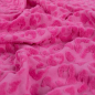 Preview: Jaquard Struktur Frottee - pink Leopard